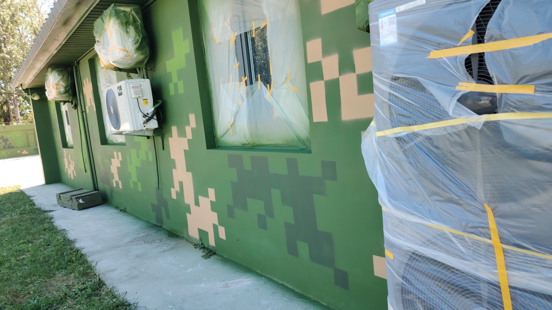 昌平外墙迷彩漆施工多少钱 伪装迷彩漆  